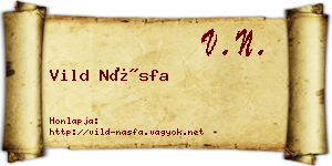 Vild Násfa névjegykártya